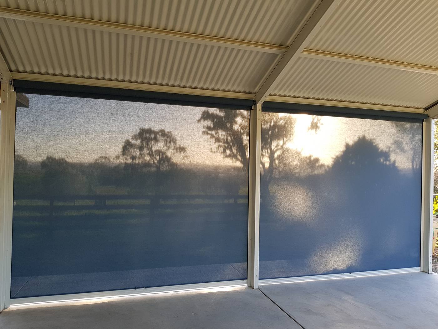 Outdoor blinds project