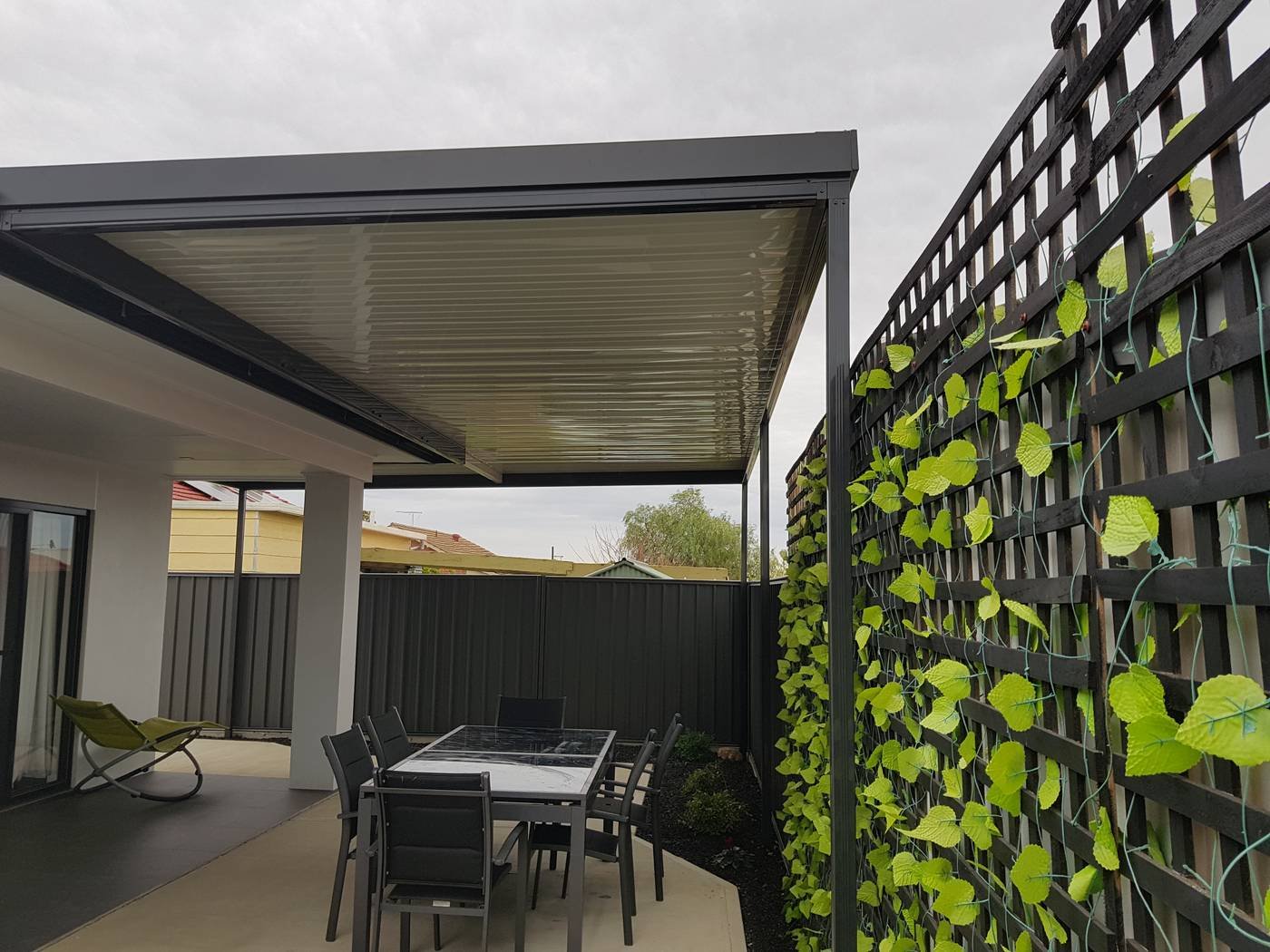 Completed outdoor living project by Multichoice Outdoors