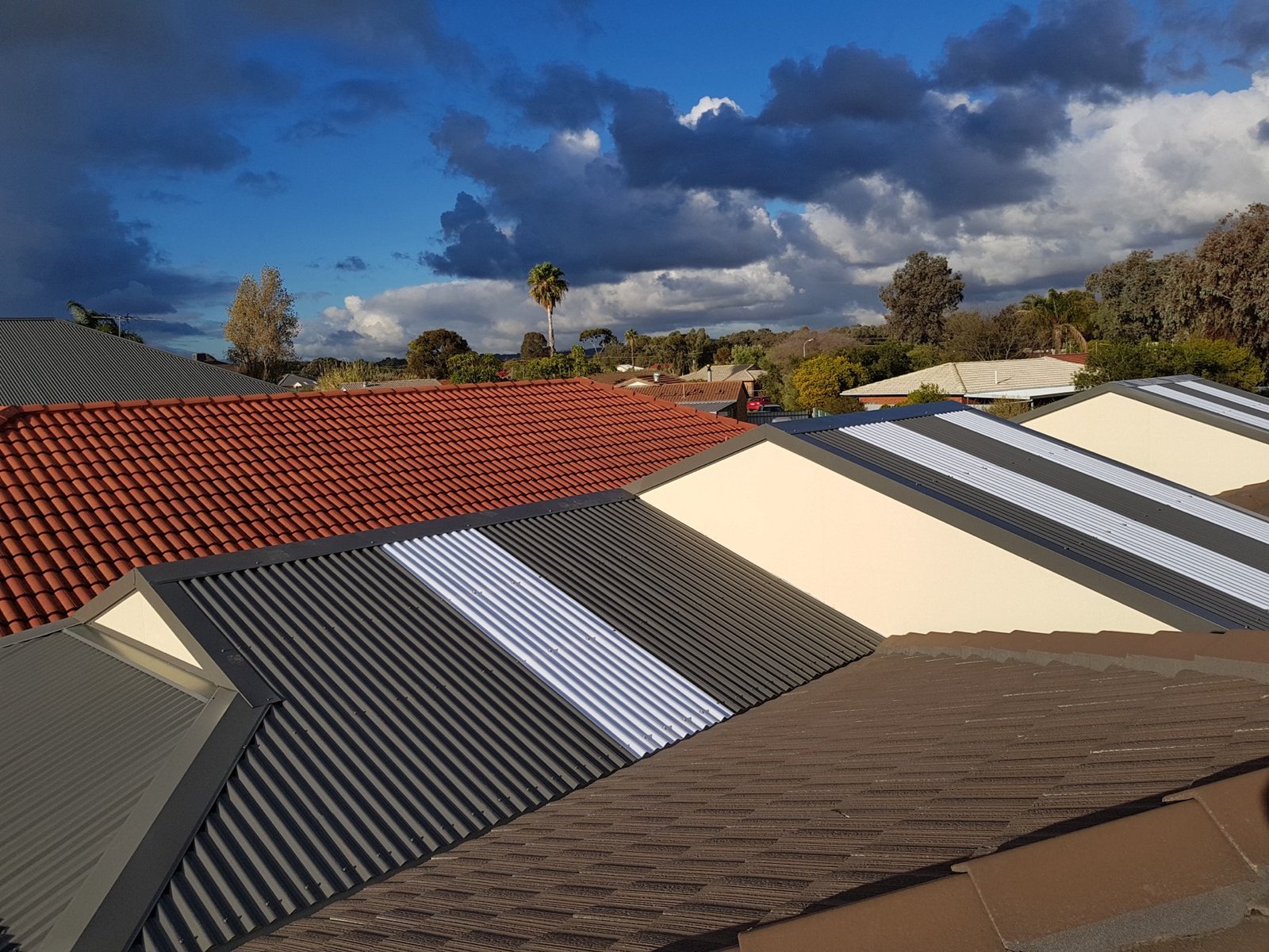 Colorbond verandah roofing
